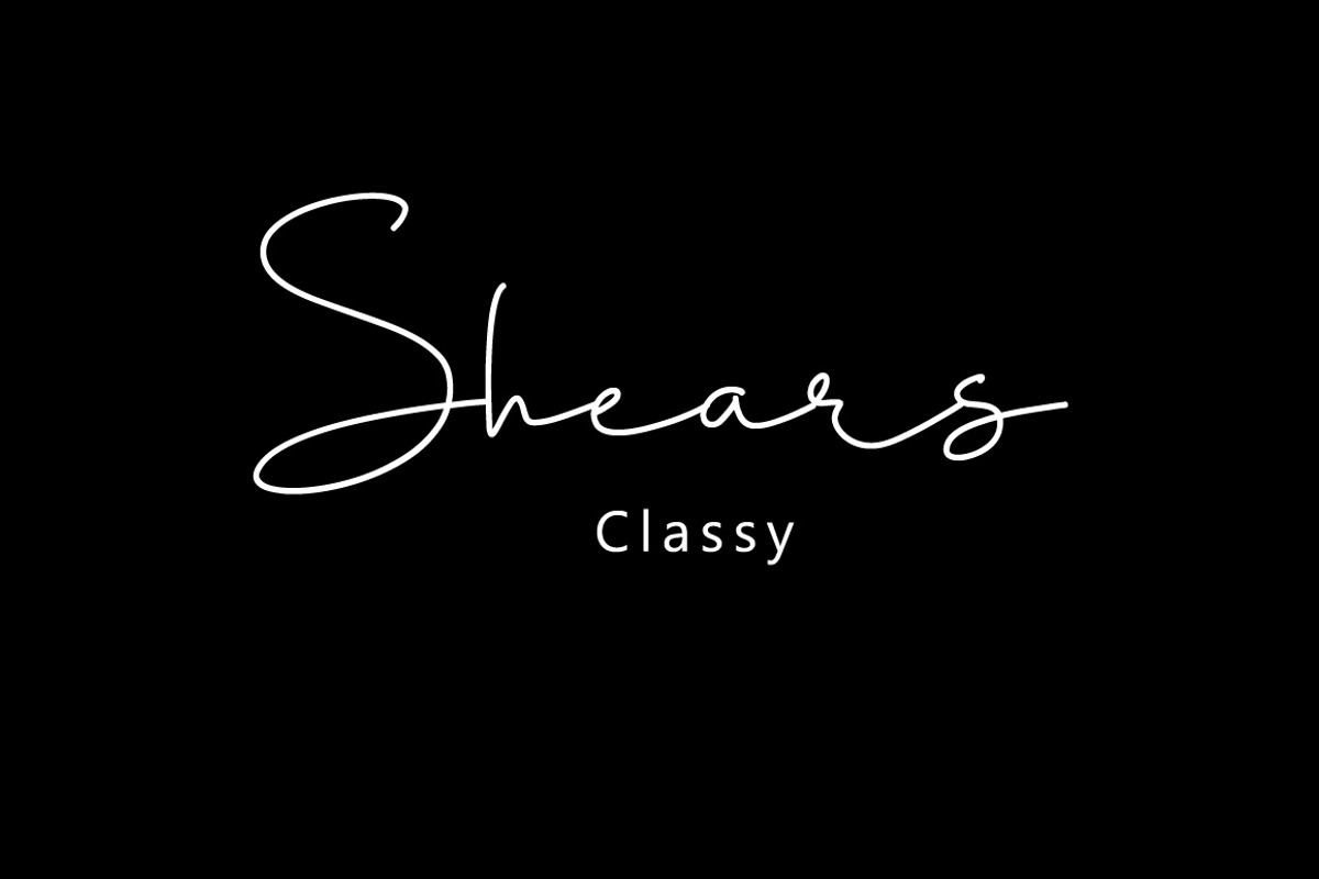 Shears Classy Font Free Download Free Download