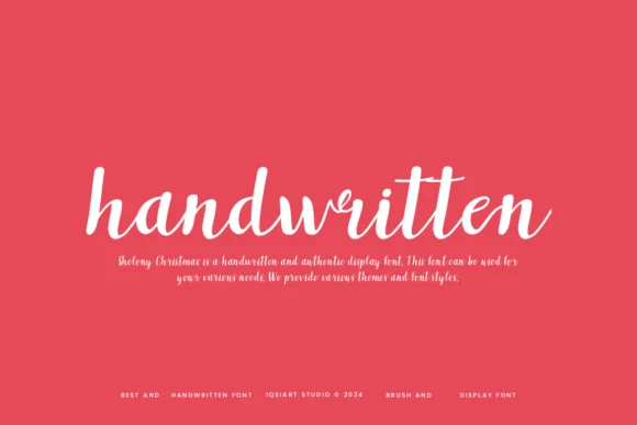 Shelony Christmas Font