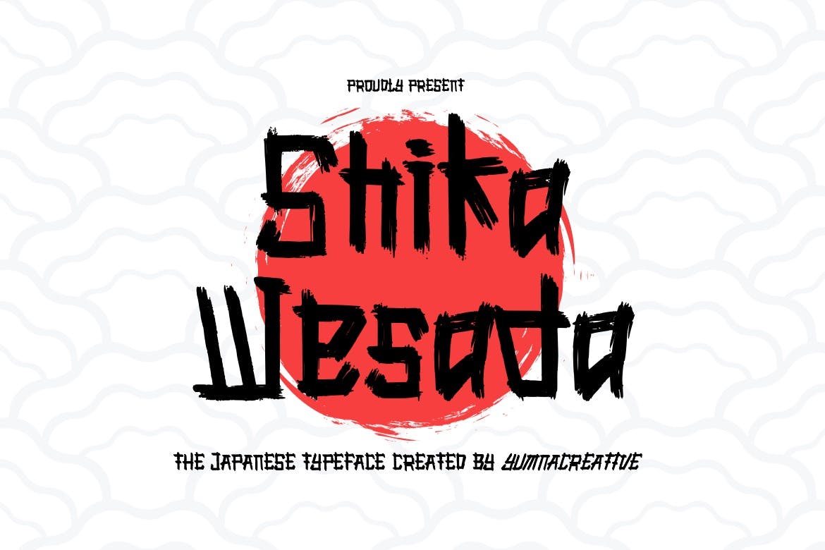 Shika Wesada - Japanese Brush Font Free Download