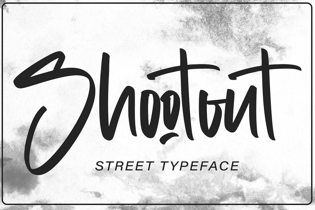 Shootout - Street Typeface Free Download Free Download