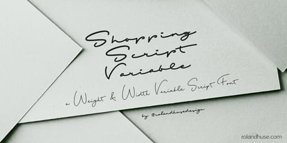 Shopping Script Font Free Download