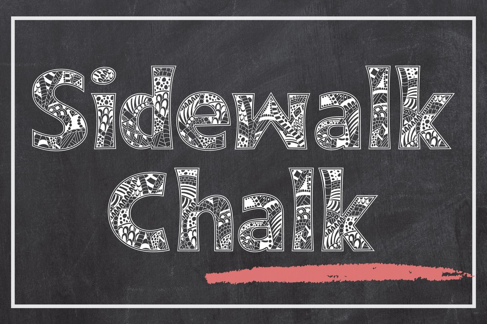 Sidewalk Chalk Font Free Download