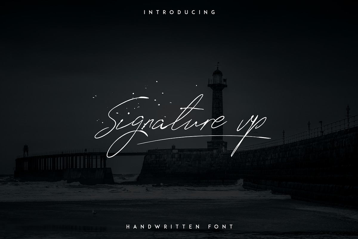 Signature vp - Handwritten font Free Download Free Download