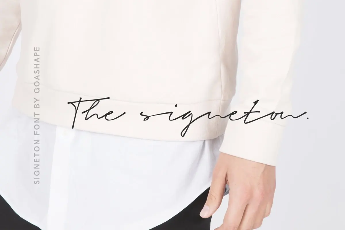 Signeton Signature Font Free Download Free Download