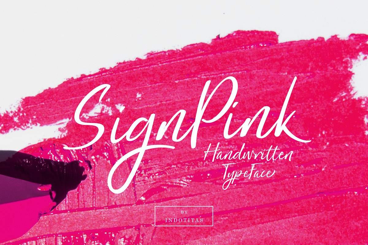 SignPink Font Free Download