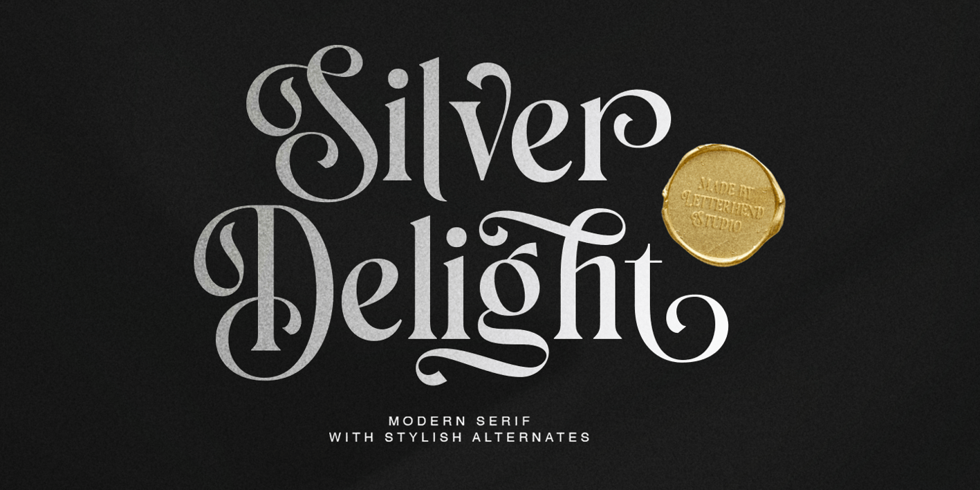 Silver Delight Font Free Download