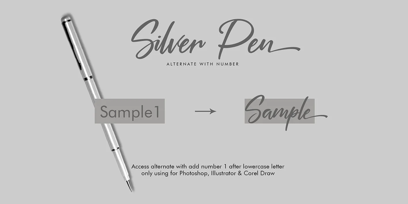 Silver Pen Font