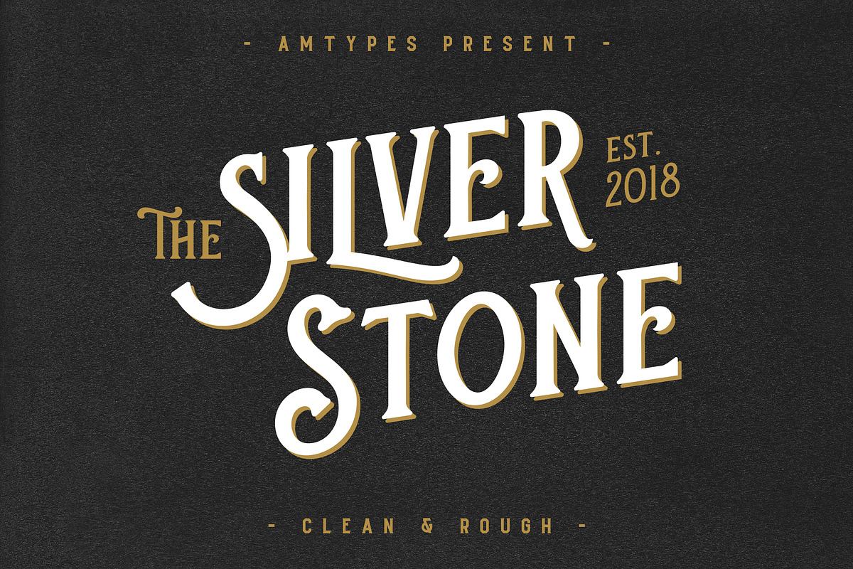 Silver Stone Font + Bonus Free Download Free Download