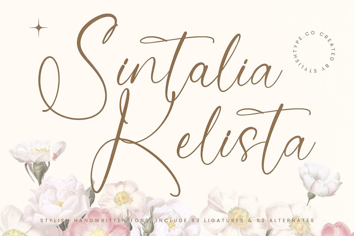 Sintalia Kelista Stylish Handwritten Free Download Free Download