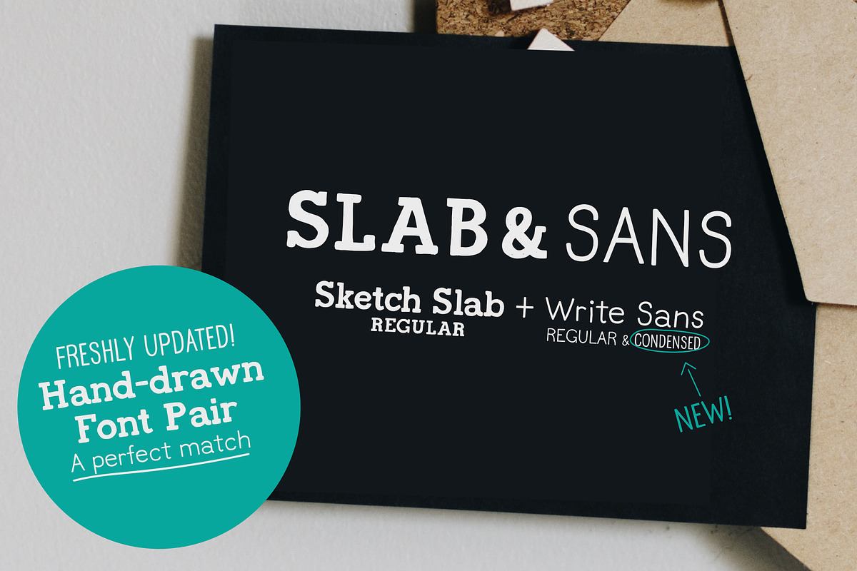 Slab and Sans Font Pair Free Download Free Download