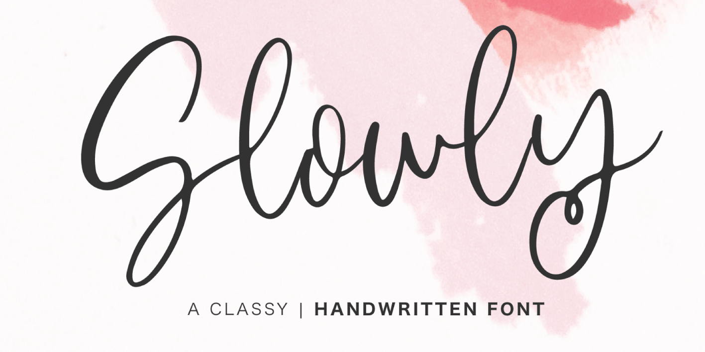 Slowly Font Free Download