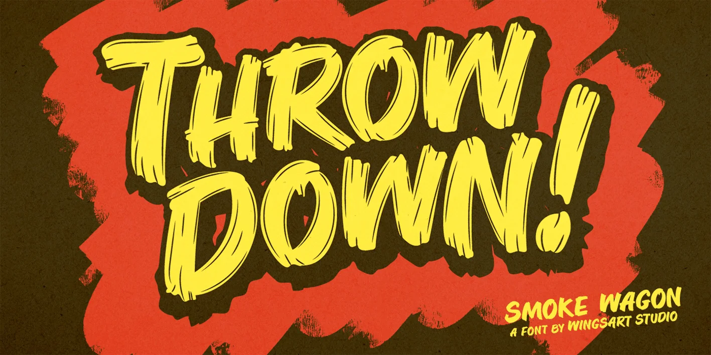 Smoke Wagon Font