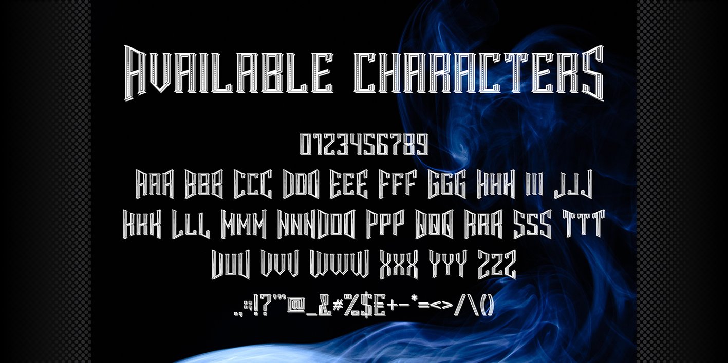 Smokers Font Free Download