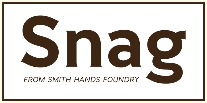 Snag Font Free Download