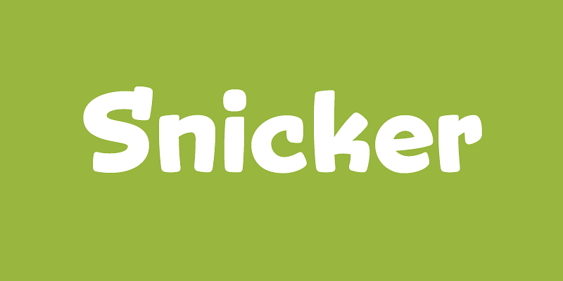 Snicker Font Free Download