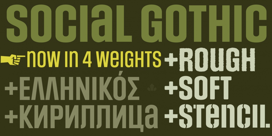 Social Gothic Font Free Download