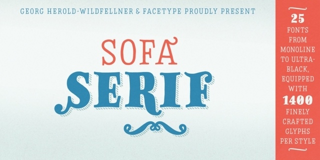 Sofa Serif Hand Font Free Download