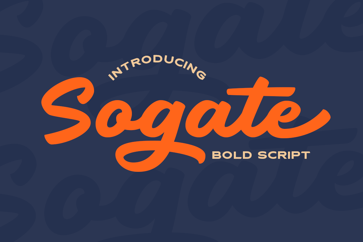 Sogate Font Free Download