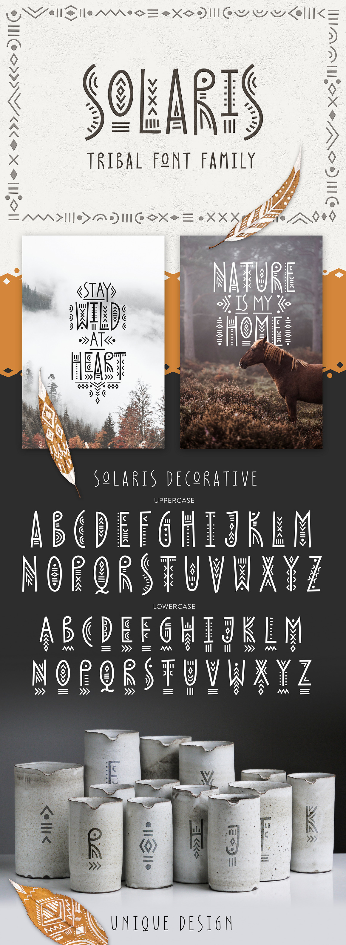 Solaris - Tribal Font Family Free Download