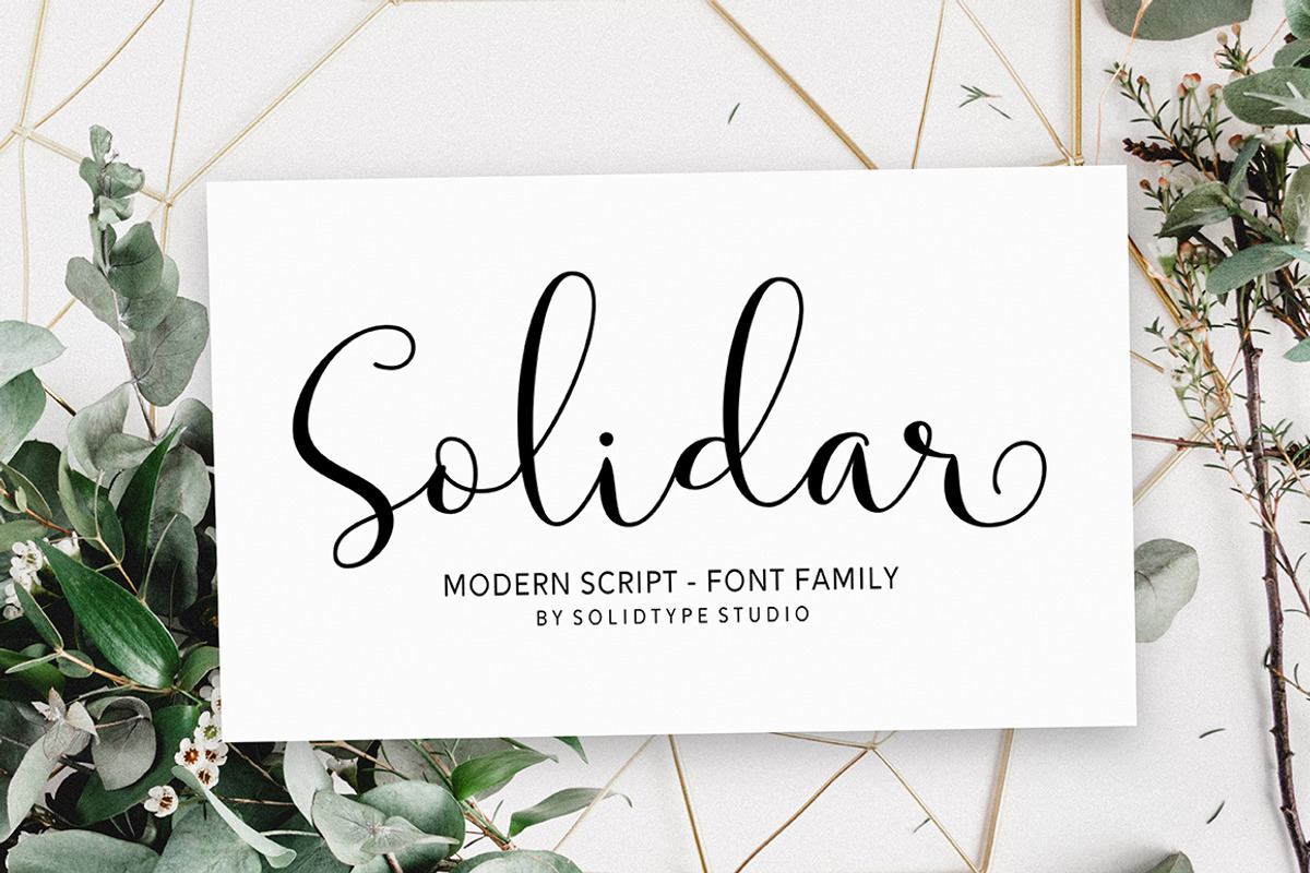 Solidar Font Family Free Download Free Download