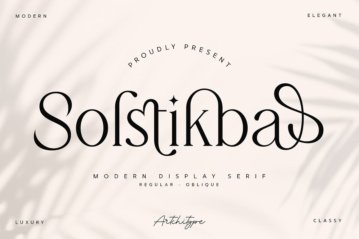 Solstikba - Modern Display Serif Free Download Free Download