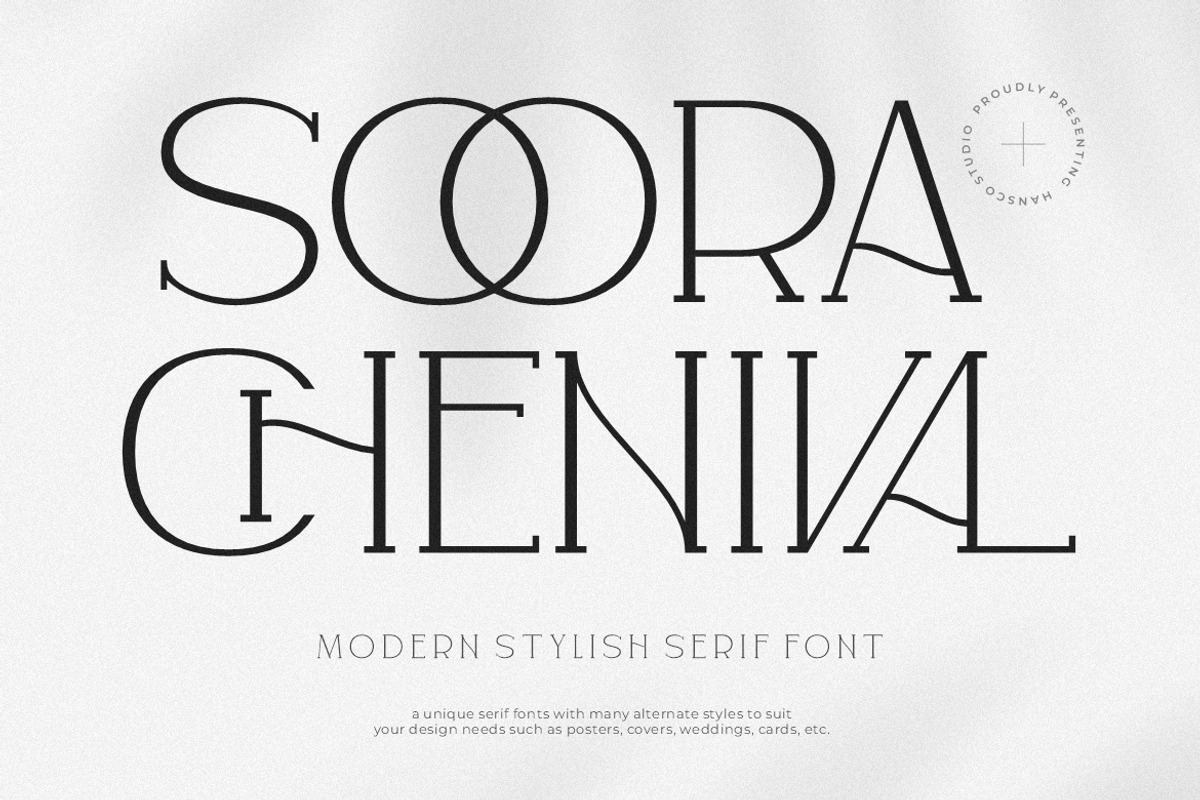 Soora Chenival - Aesthetic Font Free Download Free Download