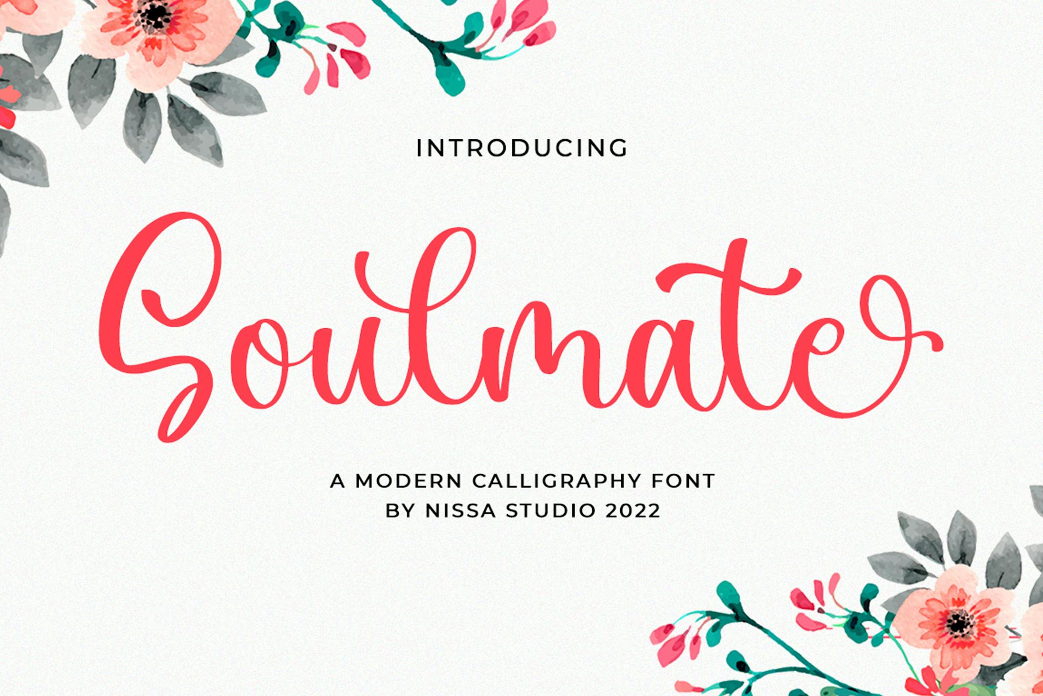 Soulmate - Wedding Font Free Download