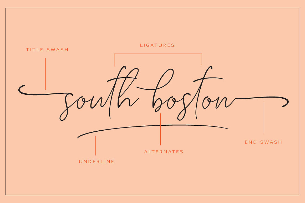 SOUTH BOSTON Font Free Download