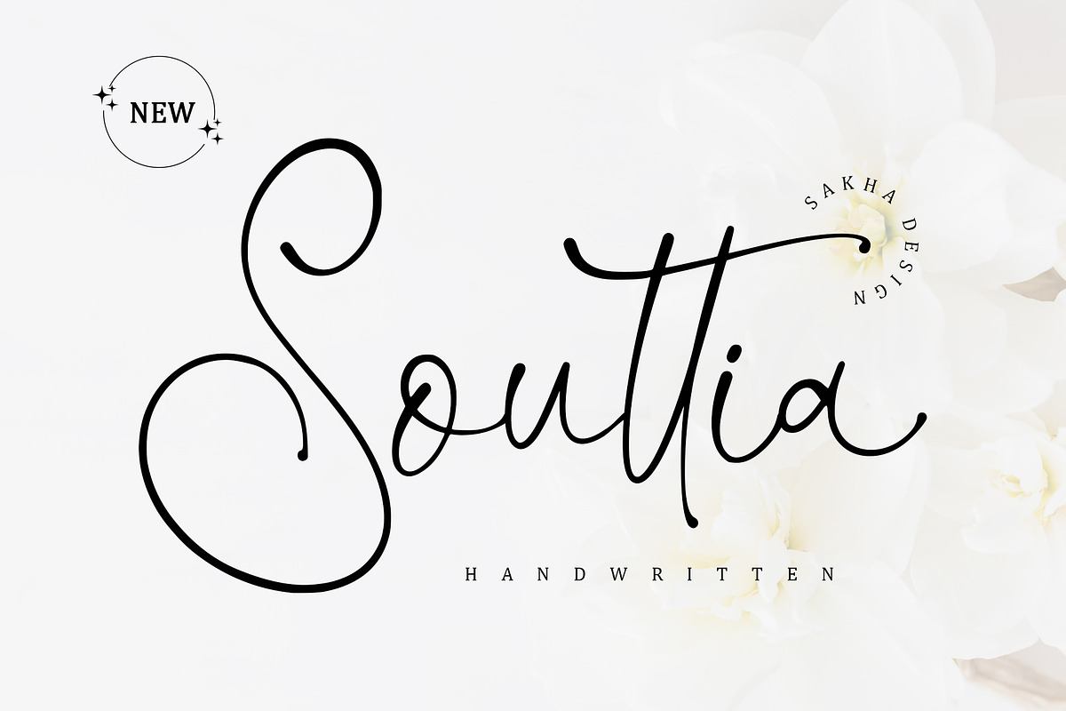 Souttia - Handwritten Font Free Download Free Download