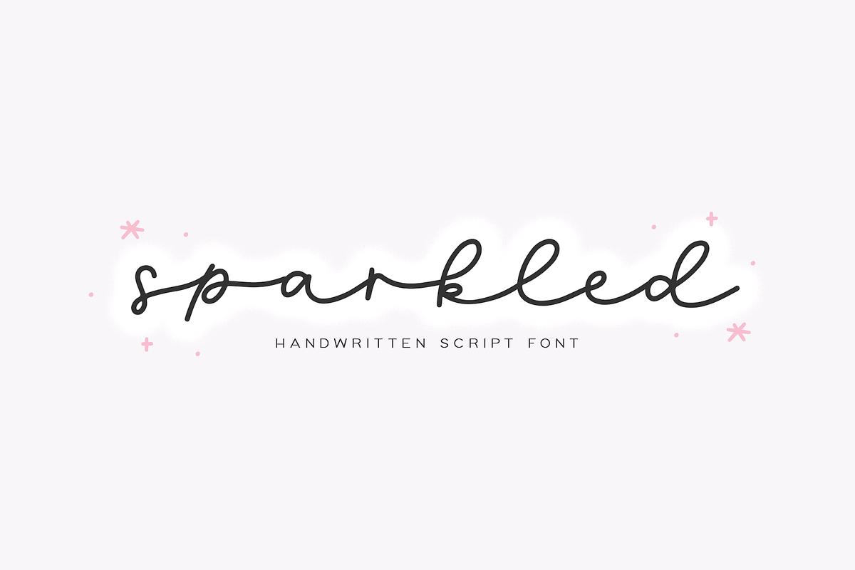 Sparkled | Handwritten Script Font Free Download Free Download