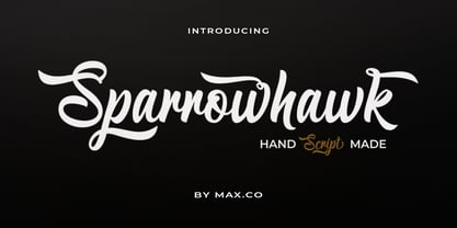 Sparrowhawk Script Font Free Download