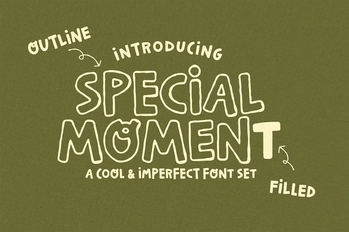 SPECIAL MOMENT | COOL & FUN FONT Free Download Free Download