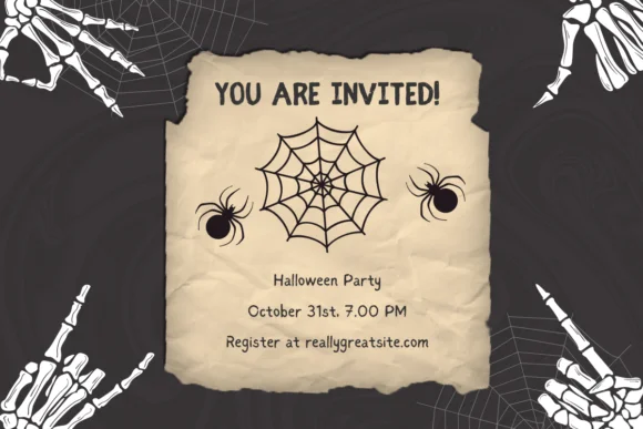 Spiderweb Halloween Font