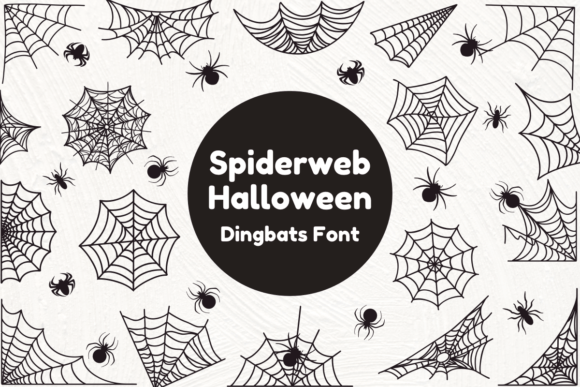 Spiderweb Halloween Font Free Download