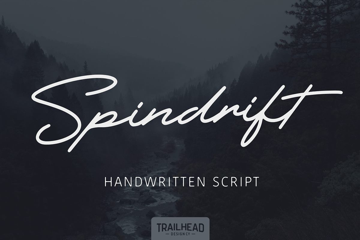 Spindrift Handwriting Script 4 Fonts Free Download Free Download