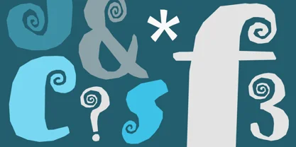Spiraling Down Font