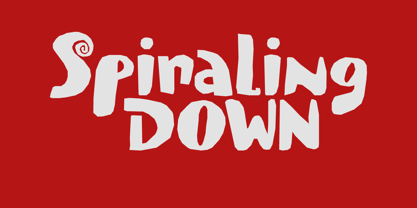 Spiraling Down Font Free Download