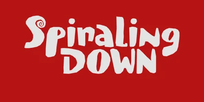 Spiraling Down Font