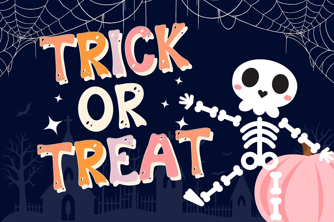 Spooky Laboratory is Halloween Font