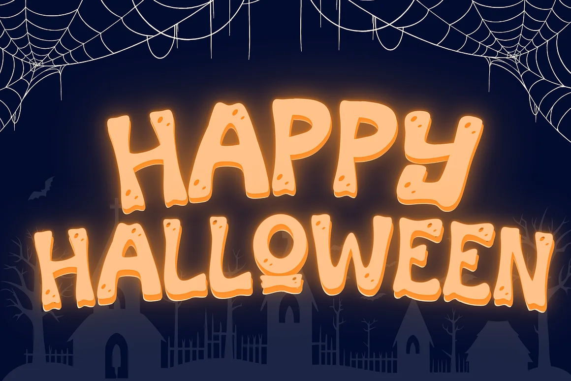 Spooky Laboratory is Halloween Font