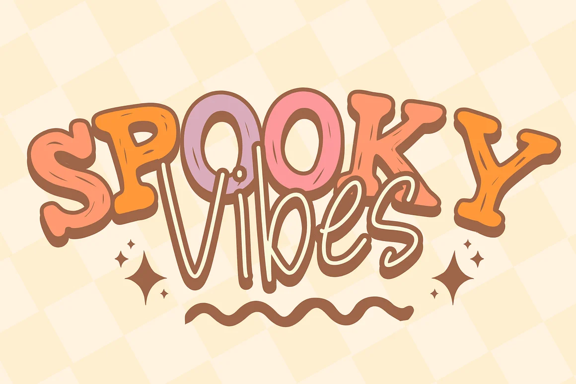 Spooky Mama is a Retro Duo Font