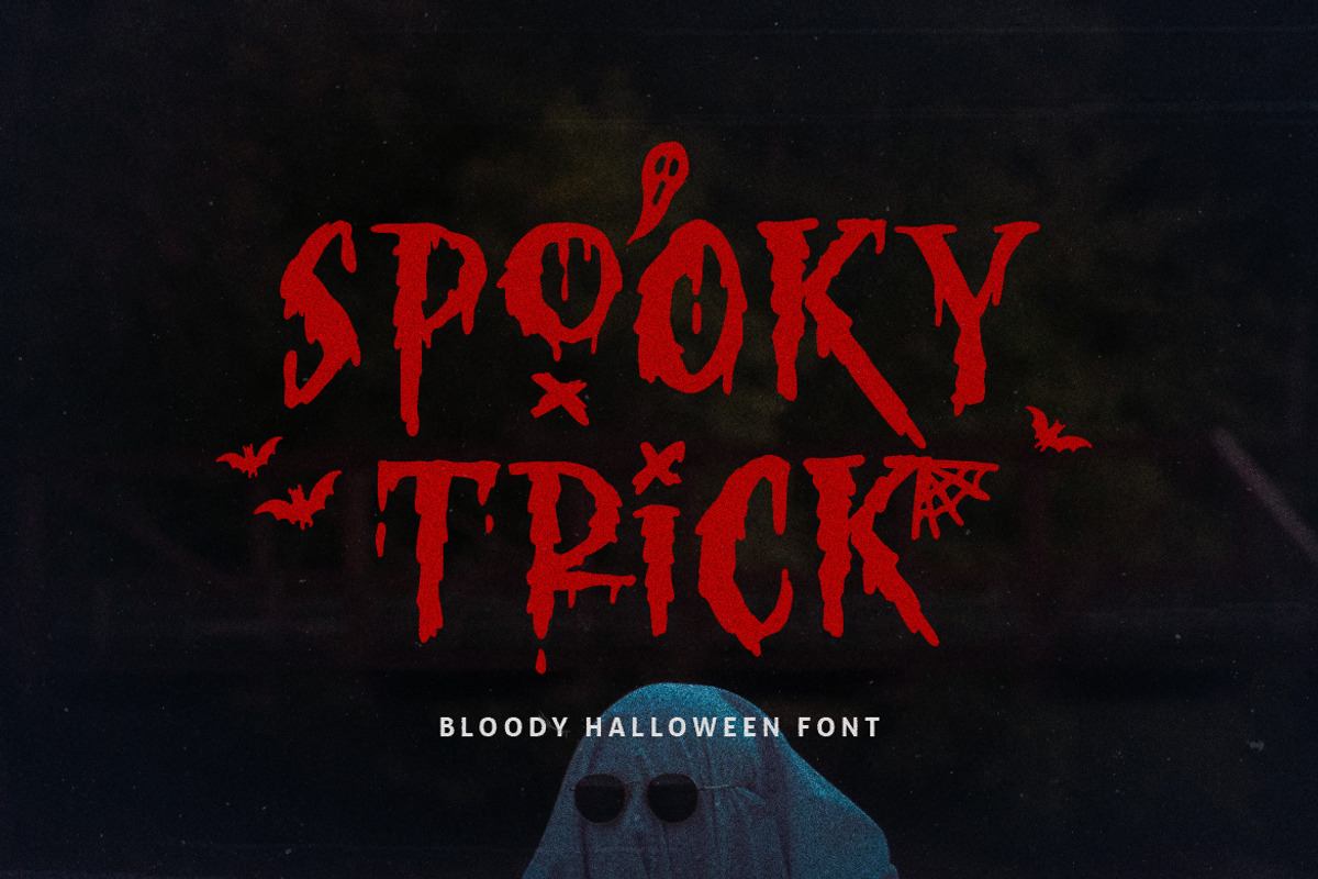 Spooky Trick - Creepy Halloween Font Free Download Free Download