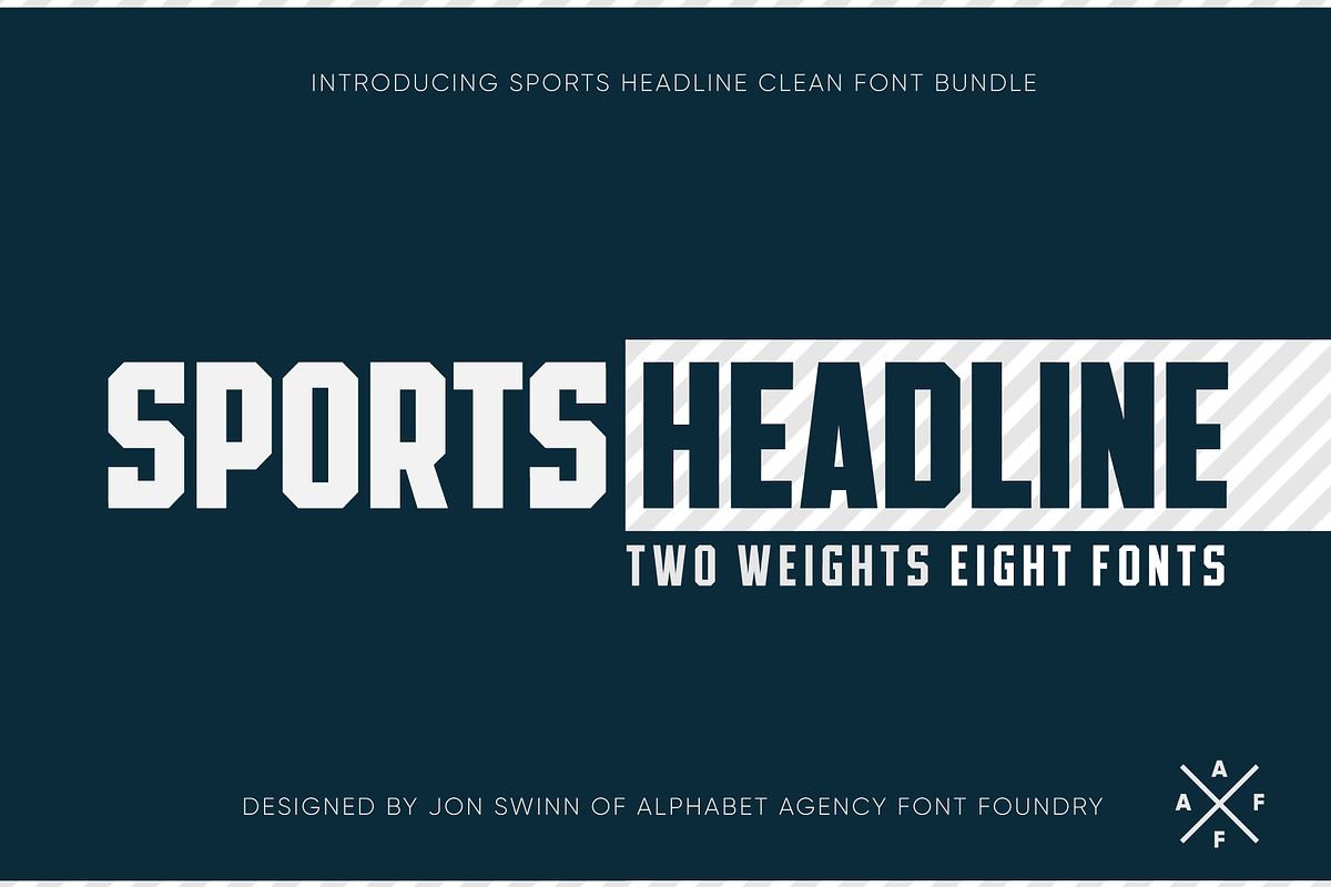 SPORTS HEADLINE (8 FONTS) Free Download Free Download