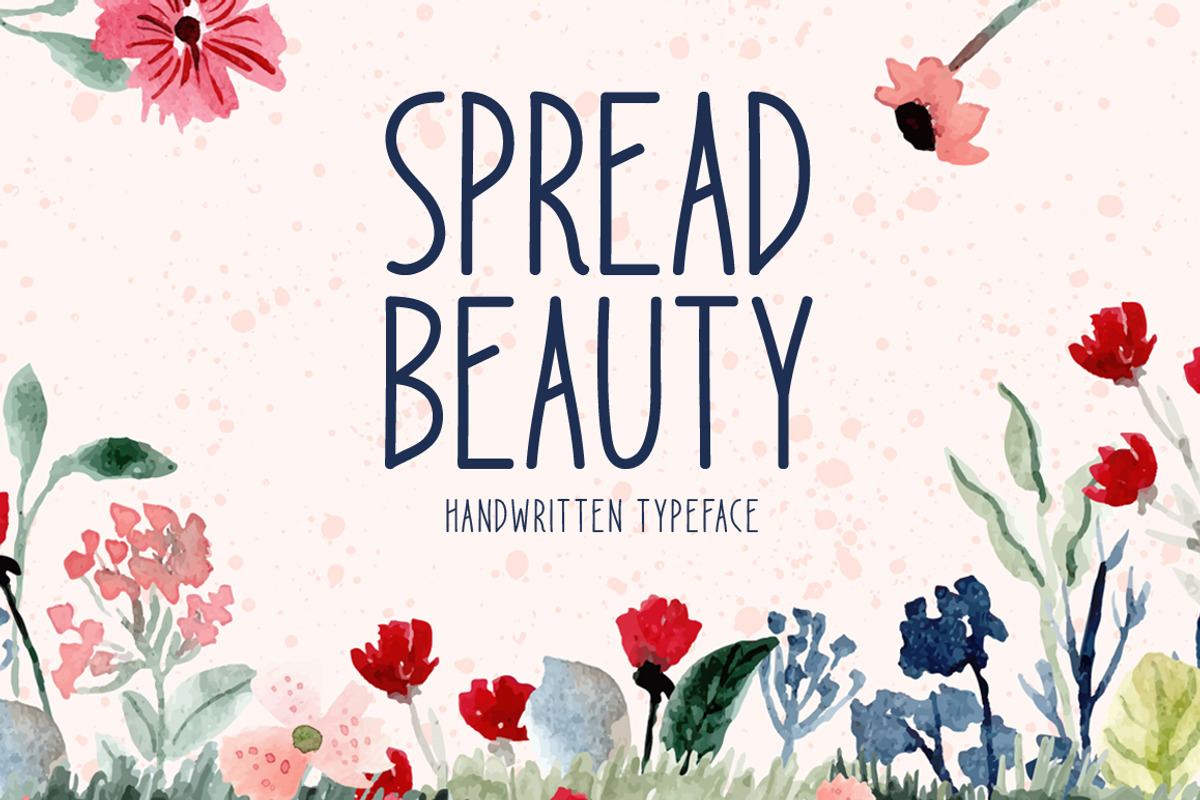 Spread Beauty Typeface Free Download Free Download