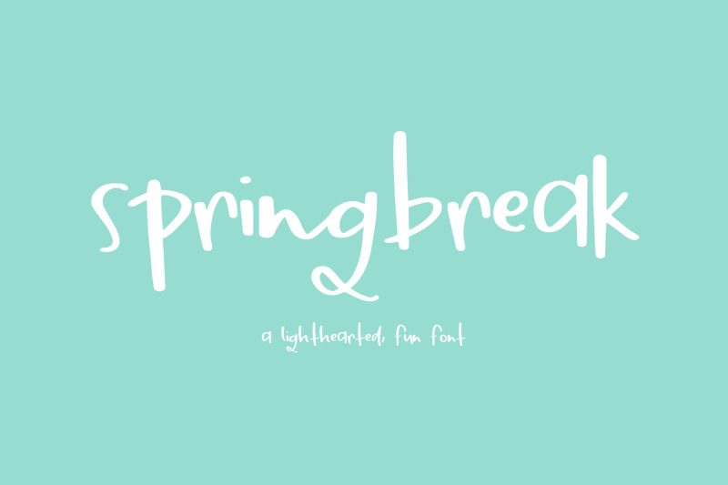 Spring Break Font Free Download