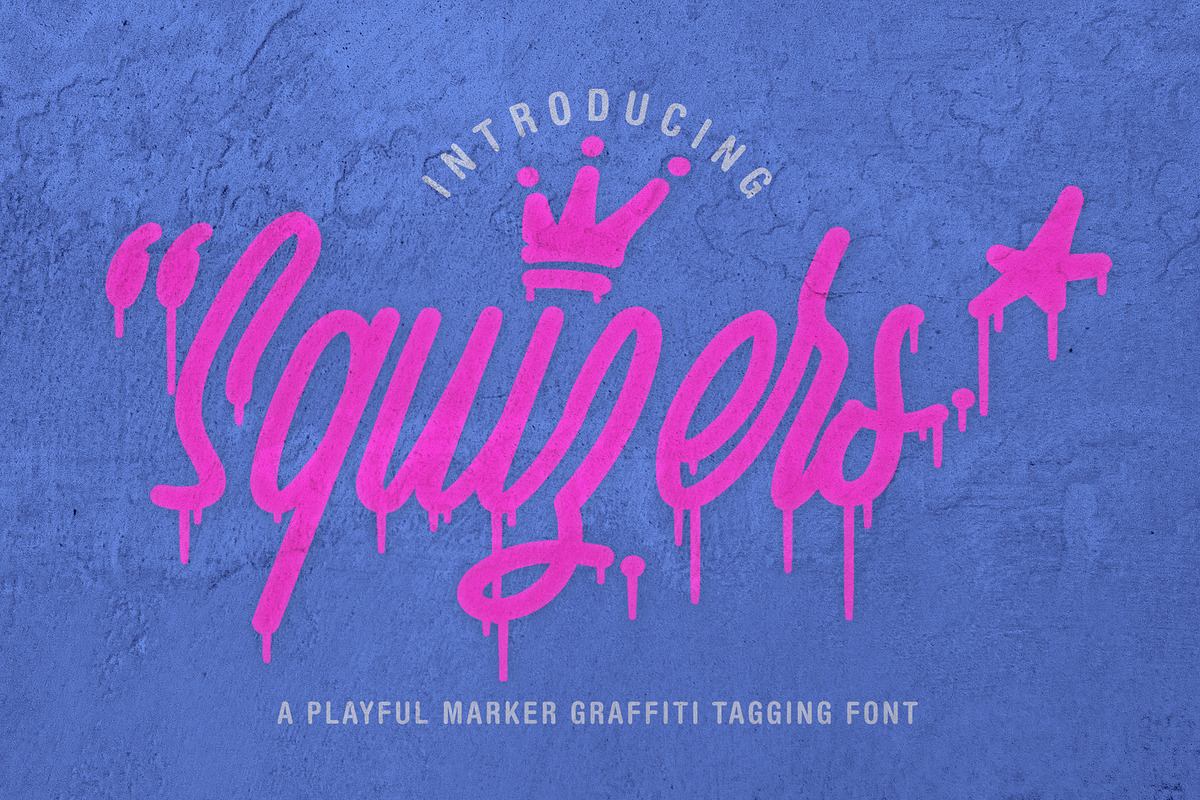 Squizers - Graffiti Fonts Free Download Free Download