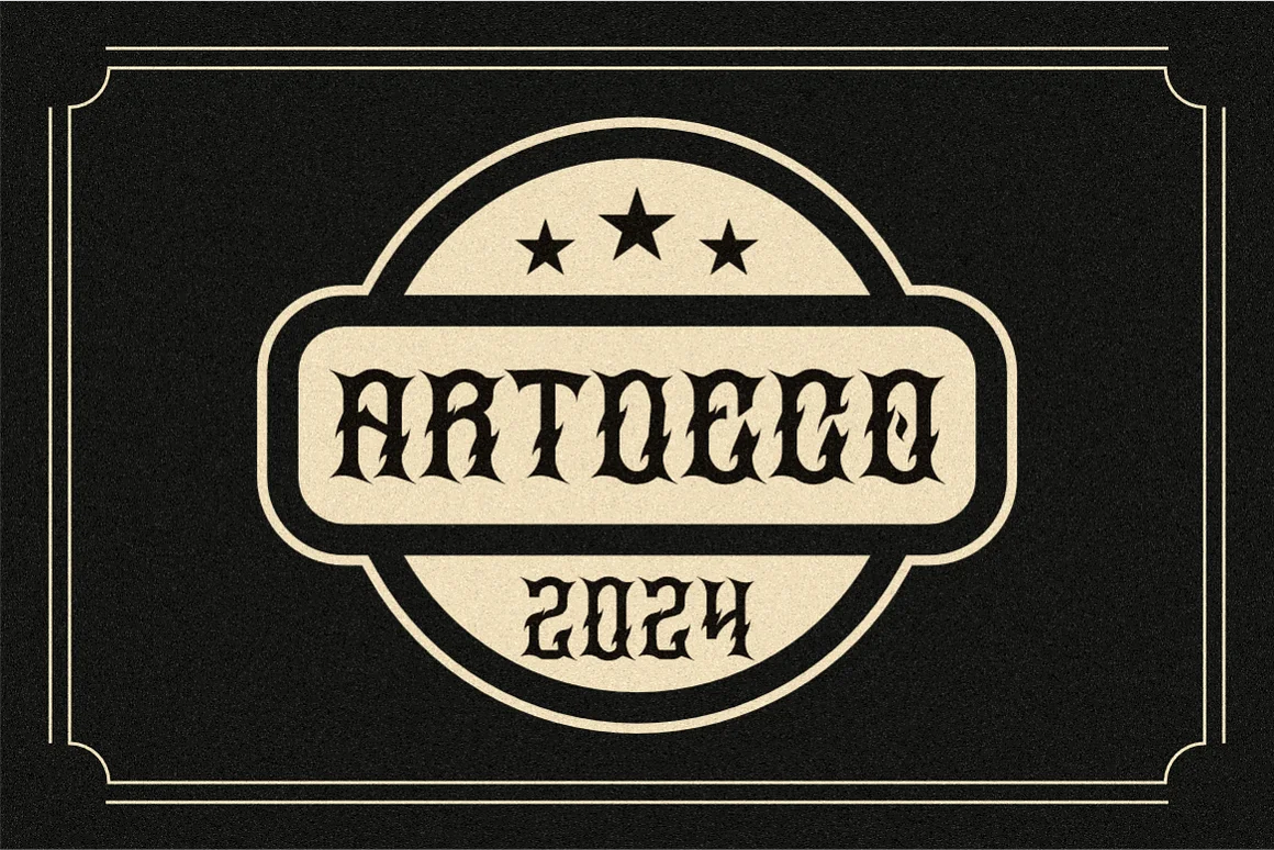 Sragoz America - Western Font
