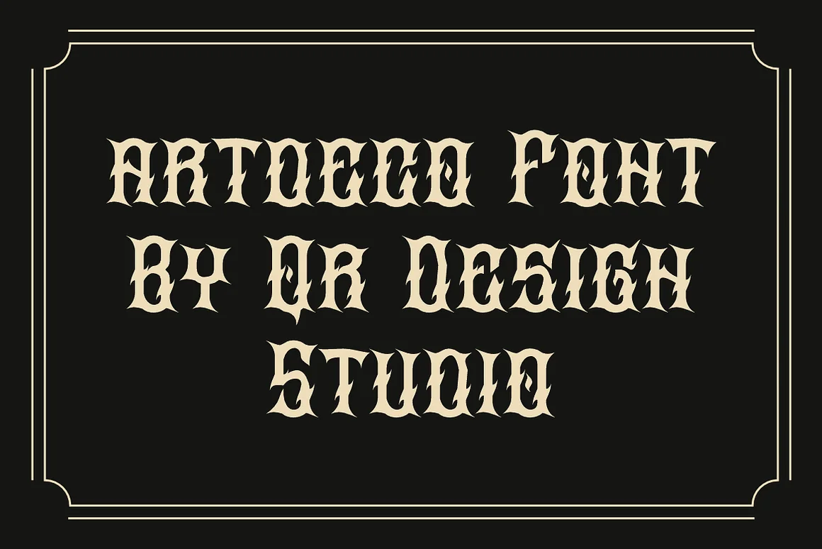 Sragoz America - Western Font
