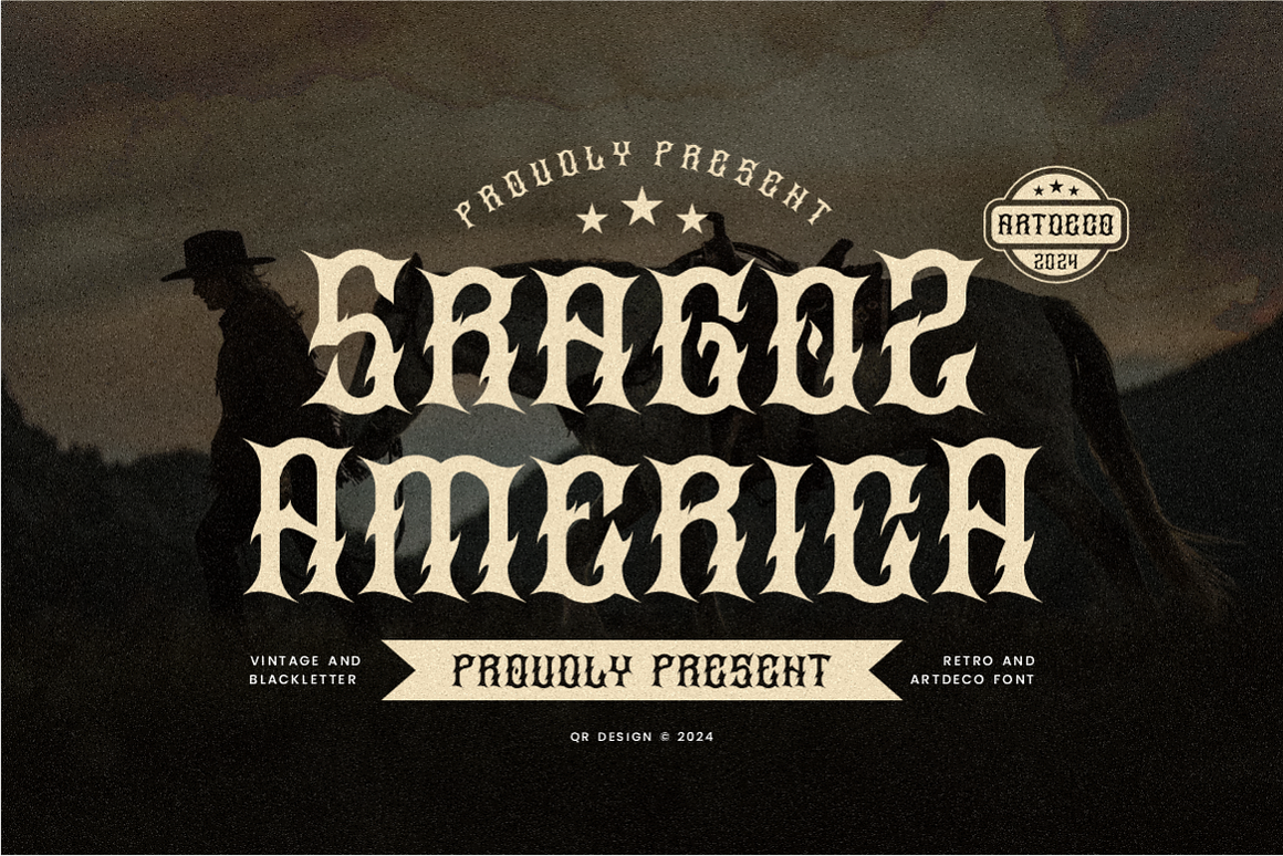 Sragoz America - Western Font Free Download