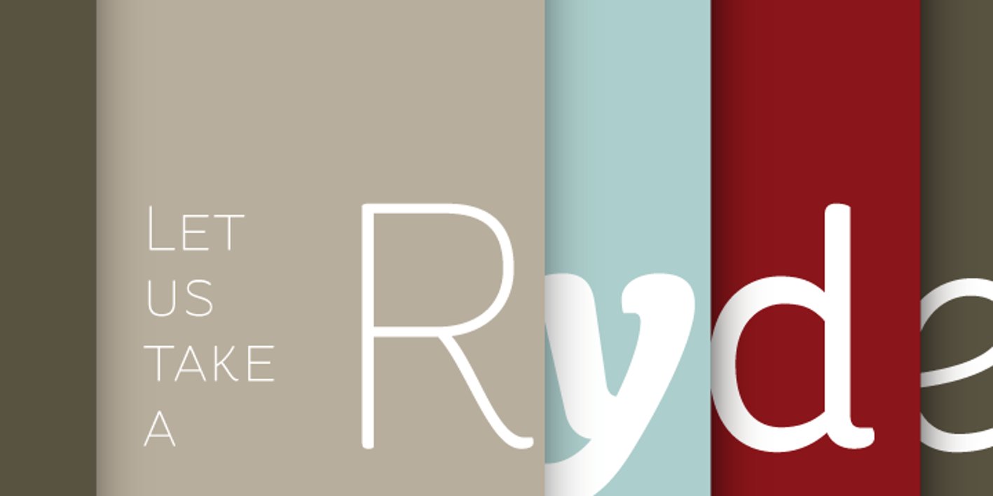 St Ryde Font Free Download